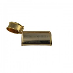 Funda metalica plateada para mechero