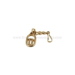 Zipper puller with chain