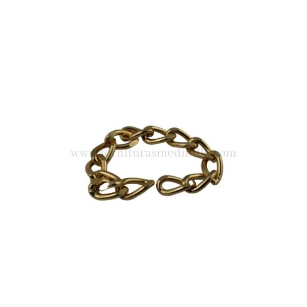 Cadena limada oro (9MM X 2.5MM) para bolsos y marroquineria
